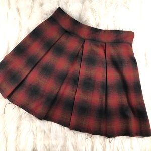 Free People Plaid skirt NWT